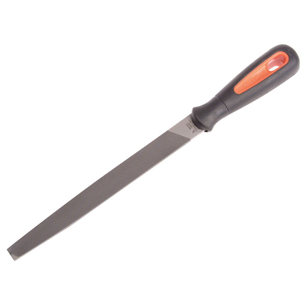 Bahco 1-110-08-2-2 Handled Flat Second Cut File 200mm (8in)
