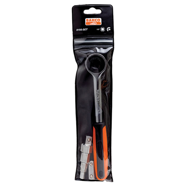Bahco 8195-SET Radiator Valve Ratchet Set 1/2in