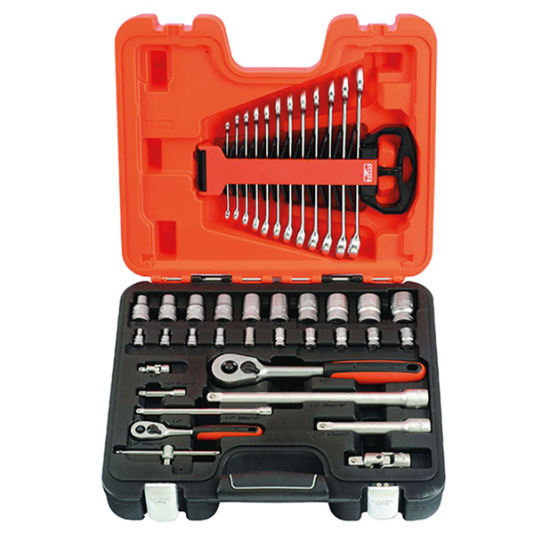  S410 Socket & Spanner Set of 41 Metric 1/4in & 1/2in Drive