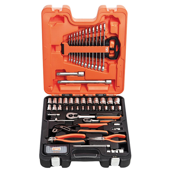 Bahco S81MIX Socket Spanner & Pliers Set Metric 1/4 & 1/2in Drive