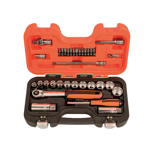  SL34 3/8in Drive Socket & Mech Set of 34 Metric