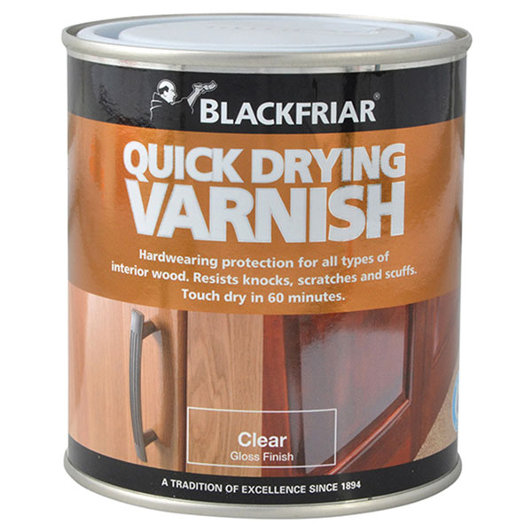  BF0270002E1 Quick Drying Duratough Interior Varnish Clear Satin 500ml