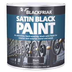 Satin Black Paint 500ml