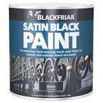 Satin Black Paint 500ml