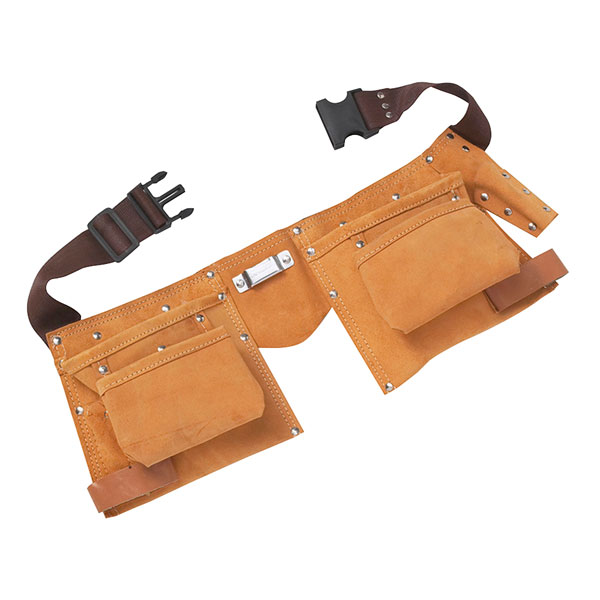  16332 Double Leather Tool Pouch - Regular