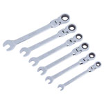 Flexible Head Ratchet Set, 8 Piece