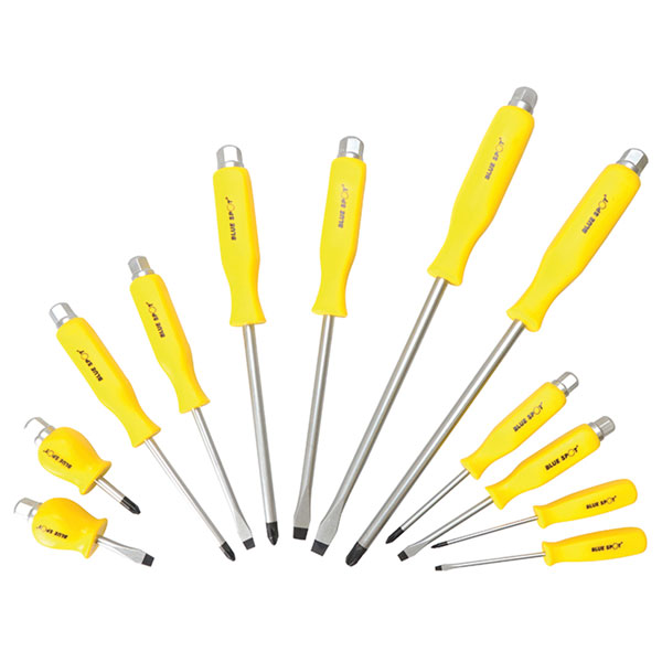 BlueSpot Tools 12058 Hex Drive Screwdriver Set,12 Piece