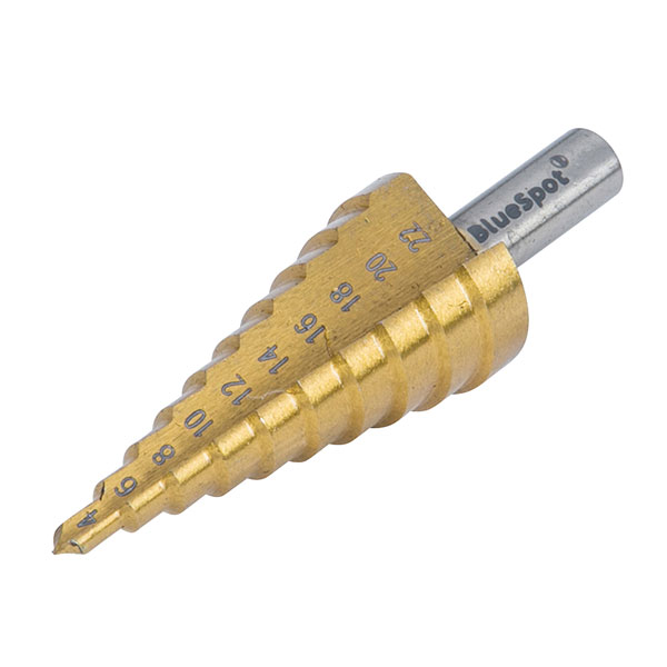 BlueSpot Tools 32050 HSS Step Drill 4-22mm