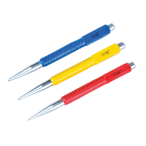 BlueSpot Tools 22445 Nail Punch Set, 3 Piece