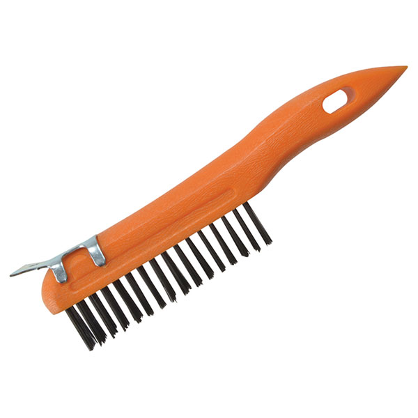 BlueSpot Tools 22523 Plastic Wire Brush & Scraper