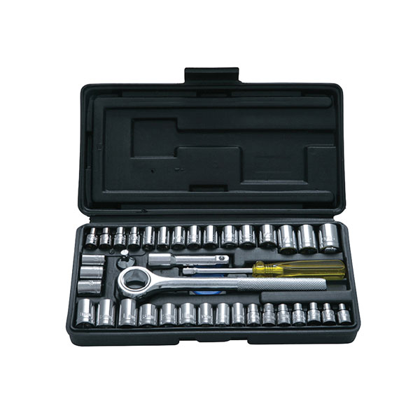 BlueSpot Tools 01535 Socket Set of 40 Metric & AF 1/4in & 3/8in Drive