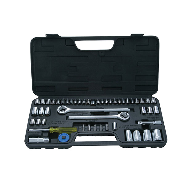 BlueSpot Tools 01746 Socket Set of 52 Metric & AF 1/4 3/8 & 1/2in ...