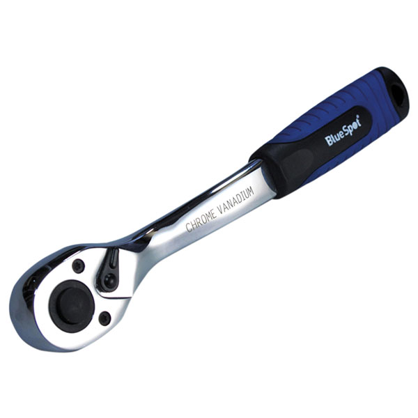 BlueSpot Tools 2014 Soft Grip Ratchet 72 Teeth 1/2in Drive