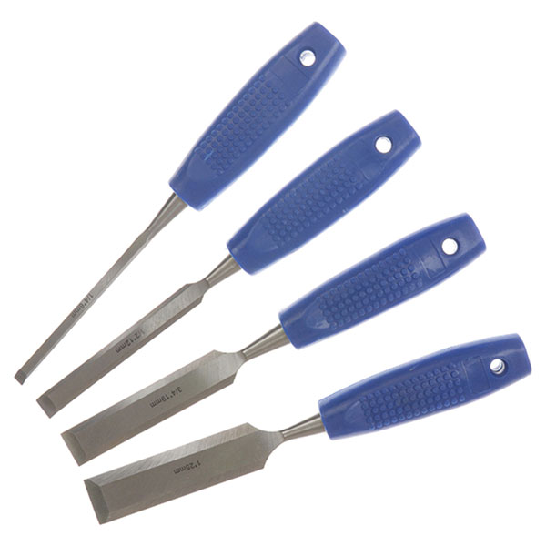 BlueSpot Tools 28124 Wood Chisel Set, 4 Piece