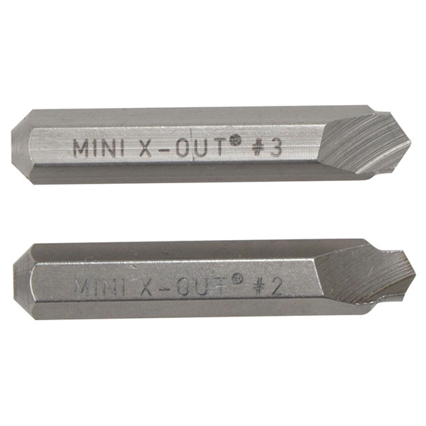  17020 Mini X-Out® Screw Extractors Wood Screw Sizes No.6-10