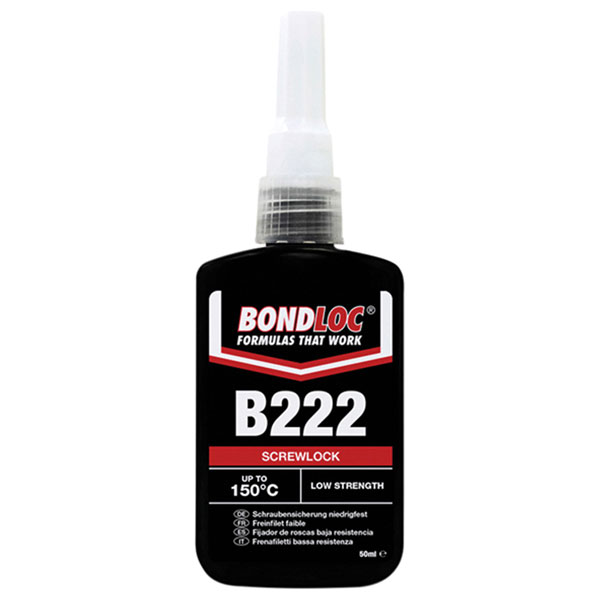  B222-10 B222 Screwlock Low Strength Threadlocker 10ml