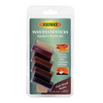Wax Filler Sticks Dark Wood Shades (Pack 4)