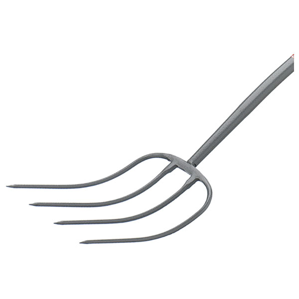 Bulldog BMFT All-Metal 4-Prong Manure Fork T-Handle