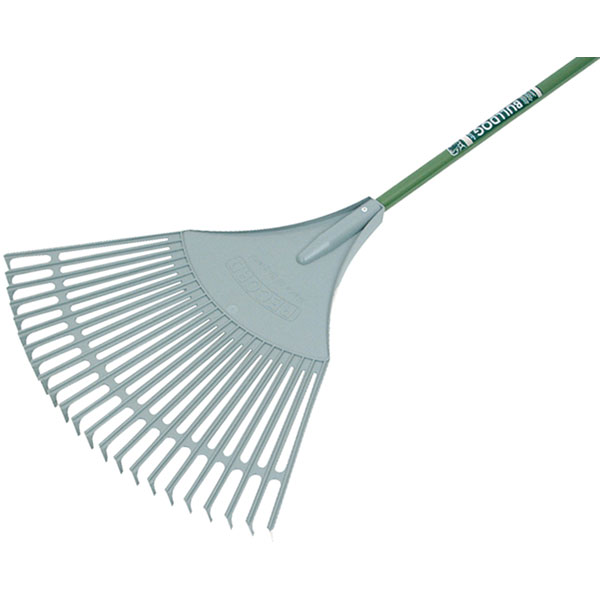 Bulldog 7128775480 Evergreen Plastic Leaf Rake Aluminium Shaft