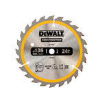 Cordless Construction Trim Saw Blade 136 x 10mm x 16T