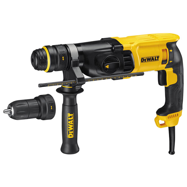  D25134K-GB SDS Plus 3 Mode QCC Hammer Drill 800W 240V
