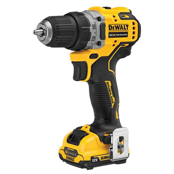 Dewalt Dcd701d2 Xr Brushless Sub Compact Drill Driver 12v 2 X 20a