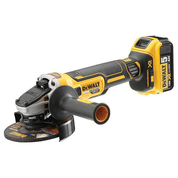 Click to view product details and reviews for Dewalt Dcg405p2 Xr Brushless Grinder 125mm 18v 2 X 50ah Li Ion.