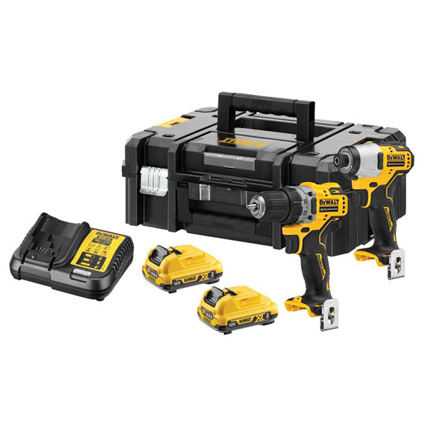 Dewalt Dck2110l2 Xr Brushless Sub Compact Twin Pack 12v 2 X 30ah