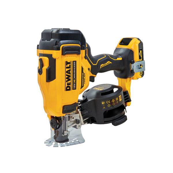 Dewalt Dcn45rnd2 Xr Brushless Roofing Coil Nailer 18v 2 X 20ah Li Ion