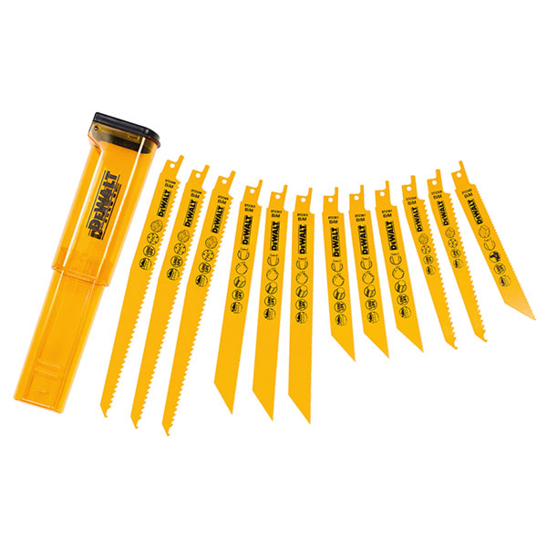 DEWALT DT2445 Reciprocating Saw Blade Set 12 Piece