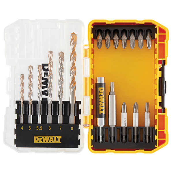DEWALT DT70712 Extreme Masonry Drill Drive Set, 19 Piece