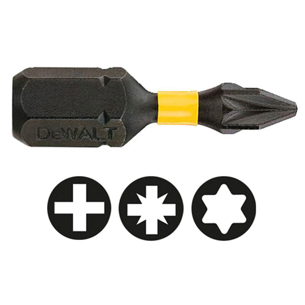 DEWALT DT70566T-QZ Extreme Impact Torsion Bits PZ2 x 85mm (Pack 2)