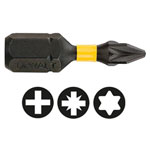 Extreme Impact Torsion Bits PZ2 x 85mm (Pack 2)