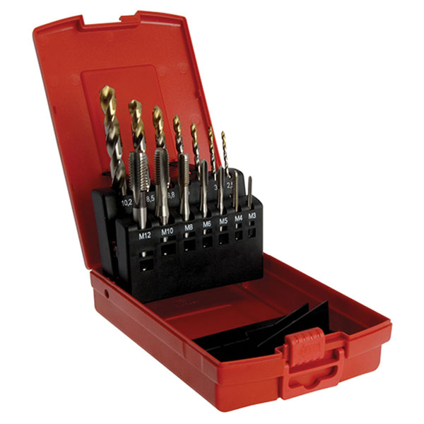 Dormer L115101 A002 Drills & E500 HSS MC Tap Set