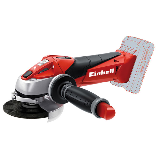 Einhell 4431110 TE-AG 18 Li Power X-Change Angle Grinder 115mm 18V...