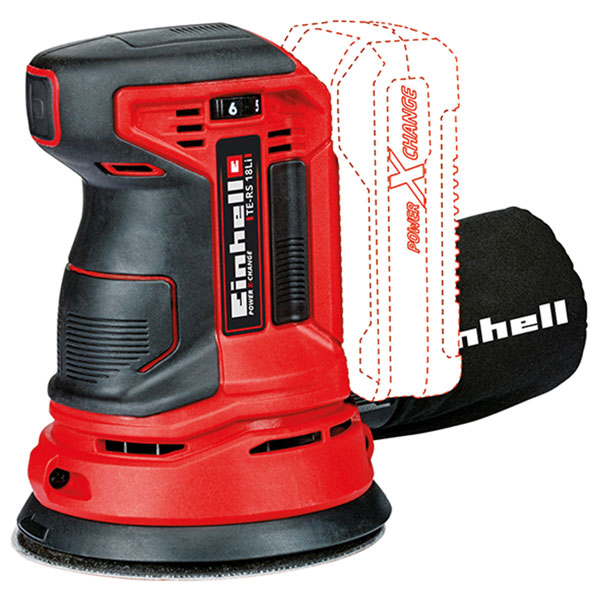 Click to view product details and reviews for Einhell 4462010 Te Rs 18 Li Power X Change Rotating Sander 18v Bar.