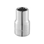 Bi-Hexagon Socket 12 Point Regular 1/4in Drive 3/16in