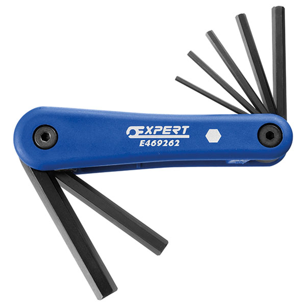 Expert E469262 Hexagon Key Set of 7 Metric (2.5-10mm)