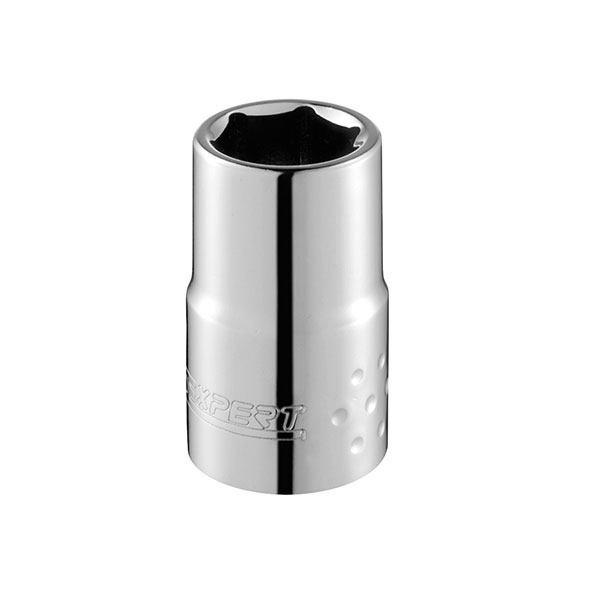 Expert E117298 Hexagon Socket 6 Point Regular 1/4in Drive 8mm