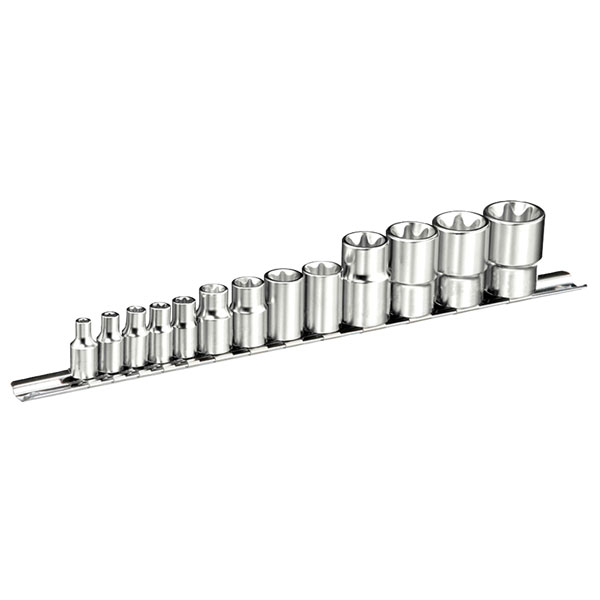 Expert E034801 TORX Socket Set of 13 1/4 3/8 & 1/2in Drive