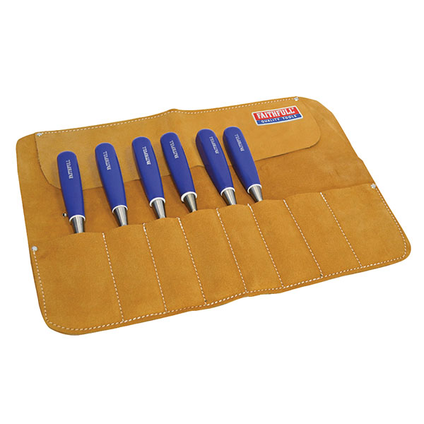  FAILCR8 8 Pocket Leather Chisel Roll 33 x 47cm