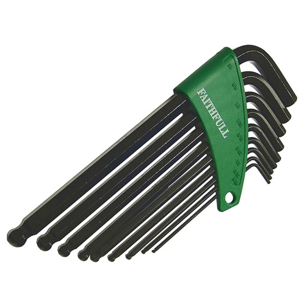 Click to view product details and reviews for Faithfull Faihks9aflb Ball End Long Arm Hexagon Key Set Of 9 Imp.