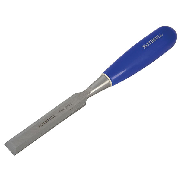 Faithfull FAIWCB58 Bevel Edge Chisel Blue Grip 16mm (5/8in)