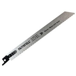 S922HF Bi-Metal Sabre Saw Blade Demolition 150mm 10 TPI (Pack 5)