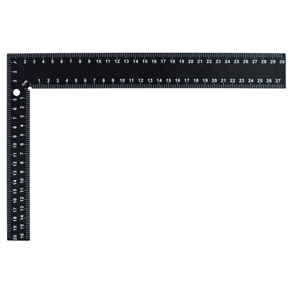 Faithfull FAICS300200 Black Steel Roofing Square 200 x 300mm (8 x ...