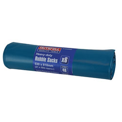 Blue Heavy-Duty Rubble Sacks (Box 100)