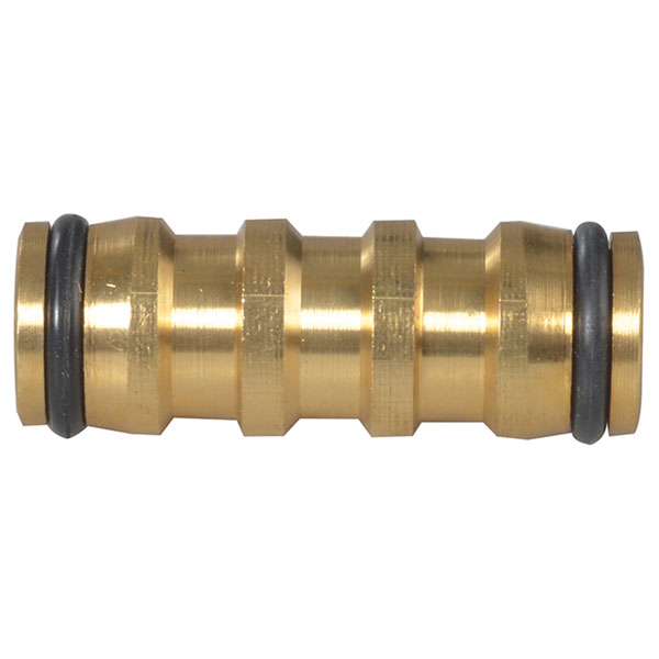 Faithfull SB3008 Brass 2-Way Hose Coupling 12.5mm (1/2in)