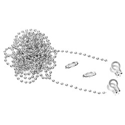 Brass Ball Chain Kit Nickel Plated 1m