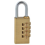 Faithfull Brass Combination Padlock