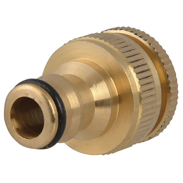 Faithfull SB3002 Brass Dual Tap Connector 12.5-19mm (1/2 - 3/4in)